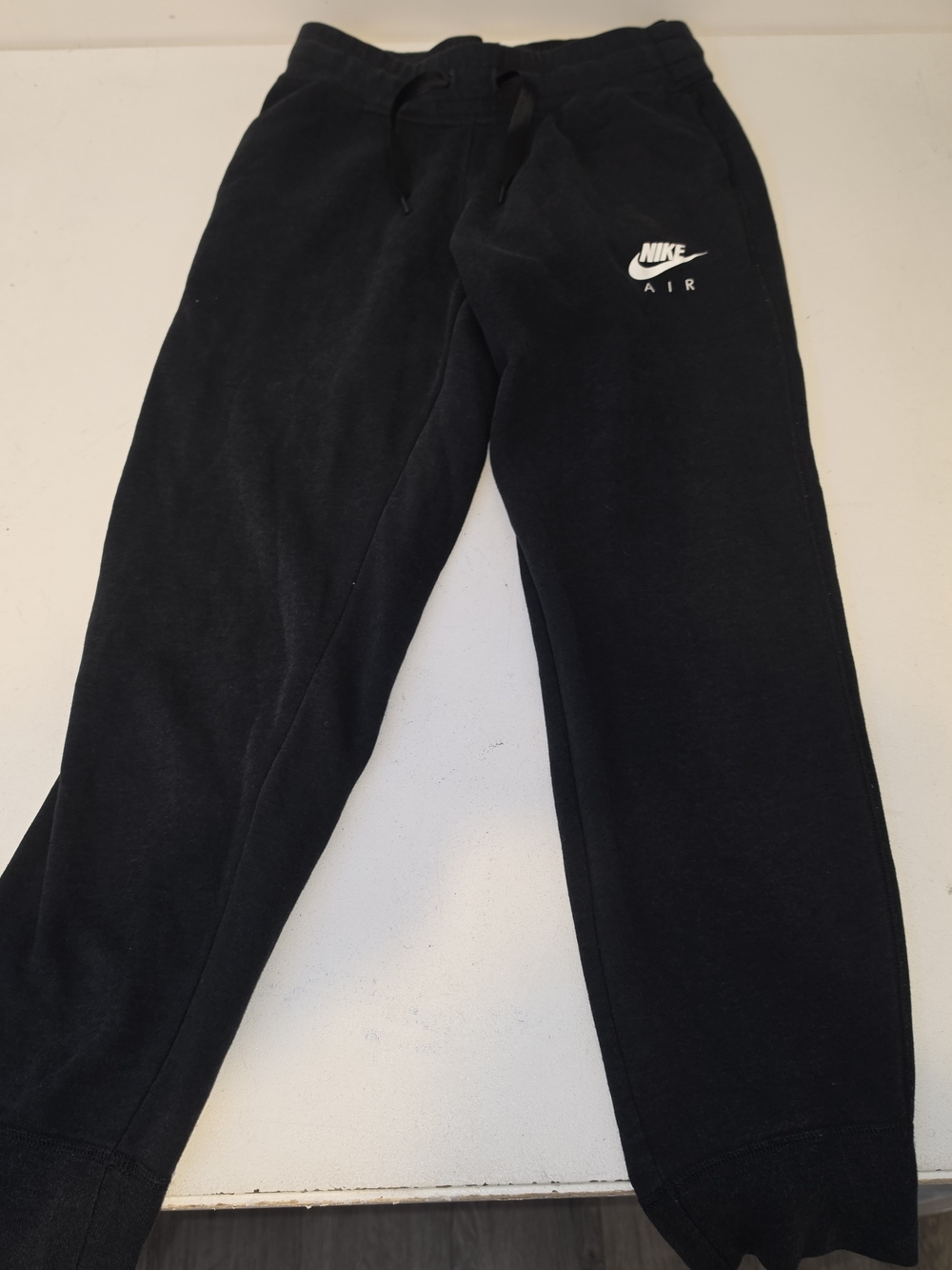 Nike Black Sweatpants with White AIR Logo - Men's Joggers